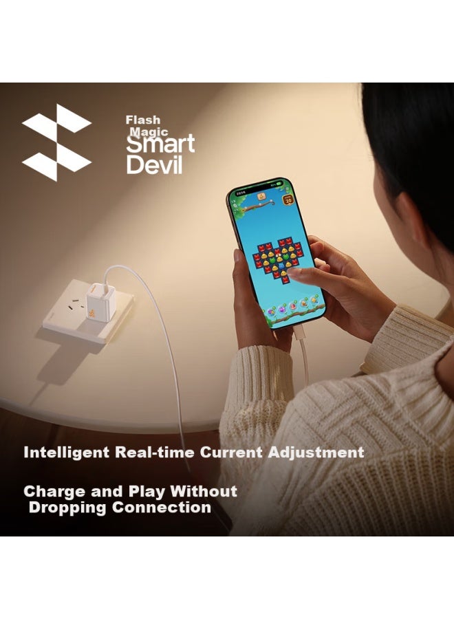 Smartdevil Official Genuine 35W Small Square Apple Charging Kit Gallium Nitride Pd Charger Iphone 16 Pro Max 15/14 Fast Charging Head Ipad - Image 5