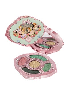 Flower Knows Midsummer Fairytales Embossed Five-Color Eyeshadow Palette Long-Lasting Waterproof Makeup Palette-03 Fairy Melody  - Image 1