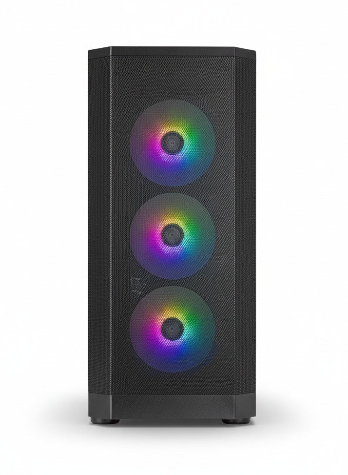 Game Sekret Level Gaming PC - Intel Core i5-12400F | GeForce RTX 3050 6GB GPU | 16GB DDR4 RAM-1TB NVMe SSD | Air Cooler-H610 MB-500W 80+ PSU | WiFi-Bluetooth-Windows 11 Pro | Game Sekret Desktop Computer | 1 Year Warranty Black - Image 2