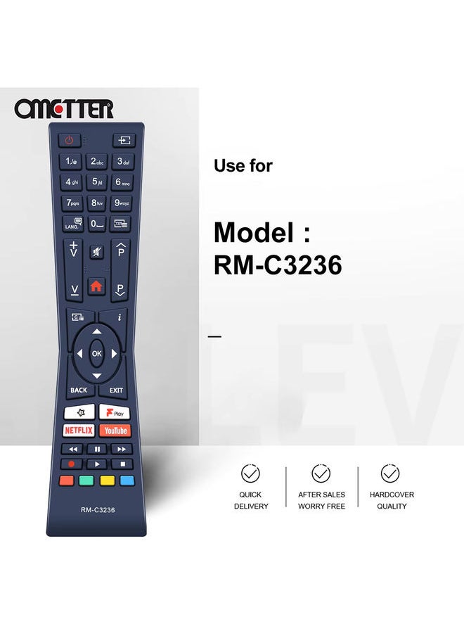 OMETTER - RM-C3236 For JVC TV Remote Control LT-24C685 LT-24C686 LT24C665 LT-24C665 LT40C880 LT-40C880 - Image 1