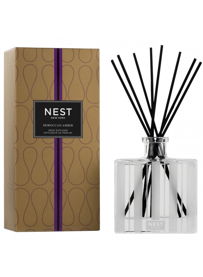 NEST FRAGRANCES معطر هواء ناست للعطور، رائحة العنبر المغربي، 5.9 أونصة - Image 1