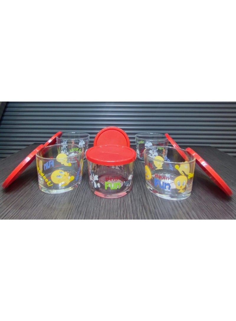 باساباتشي 95321 Workshop Pasabahce Looney Tunes Storage Container 6 Pcs - Image 5