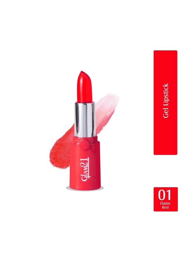جلام 21 أحمر شفاه غير لامع عالي الجودة | خفيف الوزن ومرطب للغاية | تركيبة تعتمد على الجل | أحمر ناري وبرتقالي فاكهي - Image 4