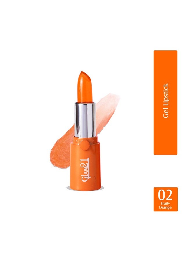 جلام 21 أحمر شفاه غير لامع عالي الجودة | خفيف الوزن ومرطب للغاية | تركيبة تعتمد على الجل | أحمر ناري وبرتقالي فاكهي - Image 3
