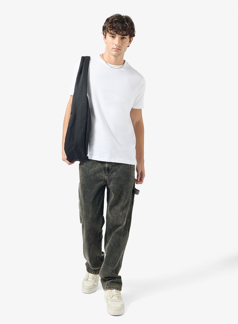 سفنتي فايف بيسيكس تي شيرت بقصة عادية - Image 4