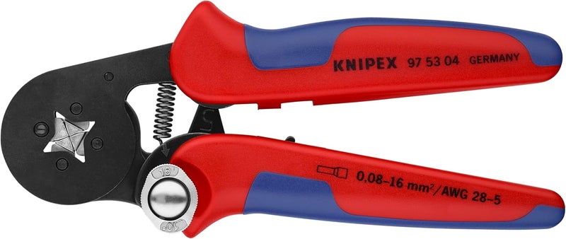 KNIPEX 97 53 04 Self-Adjusting Crimping Pliers for Wire Ferrules - Image 1
