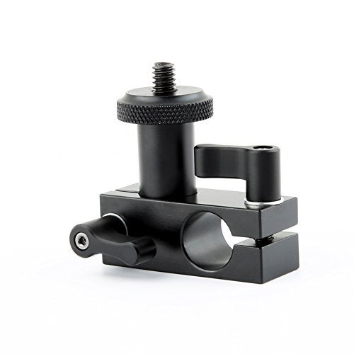NICEYRIG 15mm Rail Block Rod Clamp Mount 90 Degree Angle for 15mm Rod DSLR Shoulder Rig - Image 1
