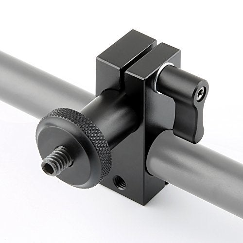 NICEYRIG 15mm Rail Block Rod Clamp Mount 90 Degree Angle for 15mm Rod DSLR Shoulder Rig - Image 3