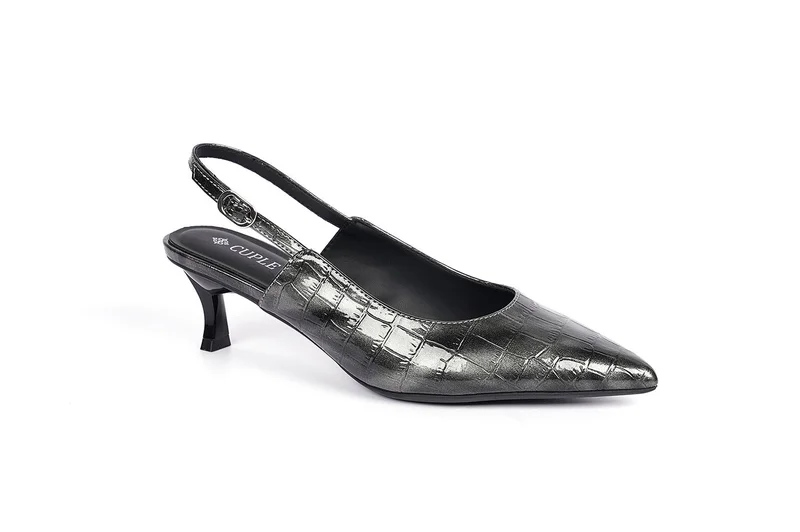 Cuple Womens Sling back heeled Shoes