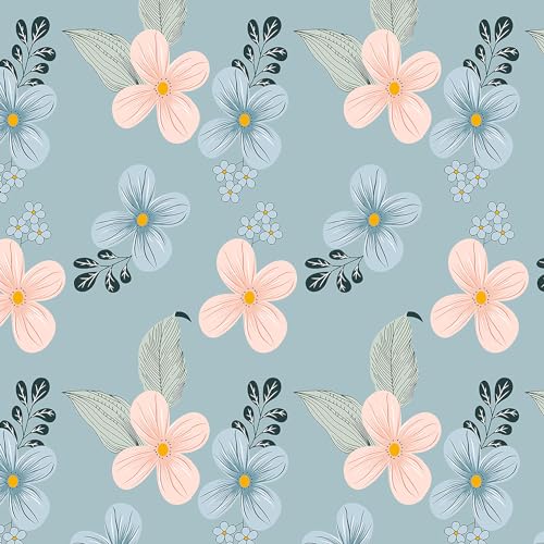LOOMLYFE 300 TC Cotton Feel Glace Elastic Fitted Printed Single Bed Bedsheet with 1 Pillow Cover Fits Upto 6 Inches Mattress,Size- 42X75X8 Inches, Skypeachflower - Image 4