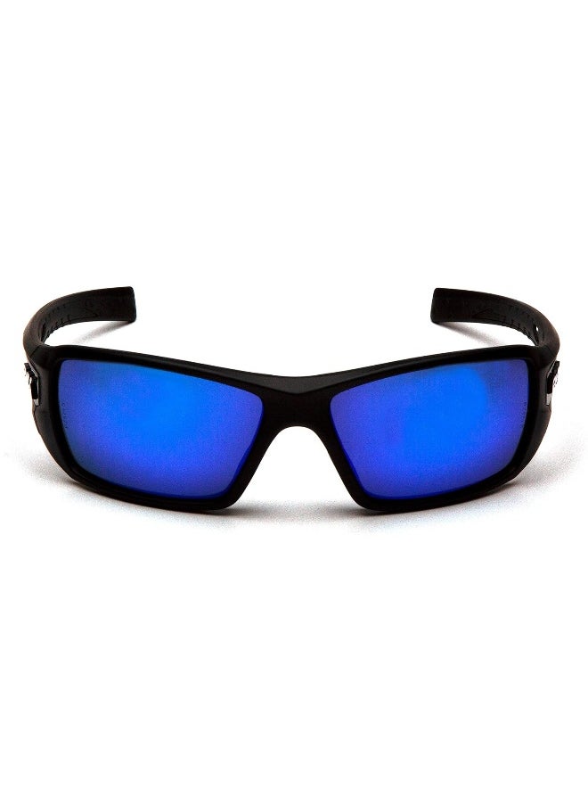 Pyramex Safety Pyramex Velar Safety Glasses, Black Frame/Ice Blue Mirror Lens  - Image 3