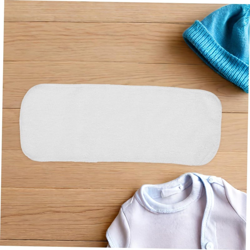 8pcs Reusable Cloth Diapers Liners Soft Absorbent Inserts for Newborns Leak- Breathable Keeps Dry and Comfortable - Image 4
