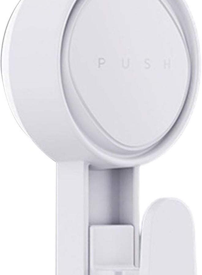 2Pcs Clear Strong Removable Adhesive Wall Mounts Suction Cup Hooks Color B - Image 2