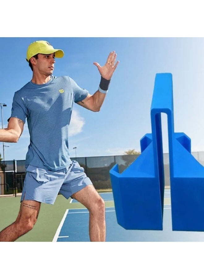 Blue Tennis Net Camera Clip, Universal Mount for Tennis Training Recording, Sturdy & Anti-Slip, Lightweight & Portable, Fits Phones & Action Cameras - Image 1