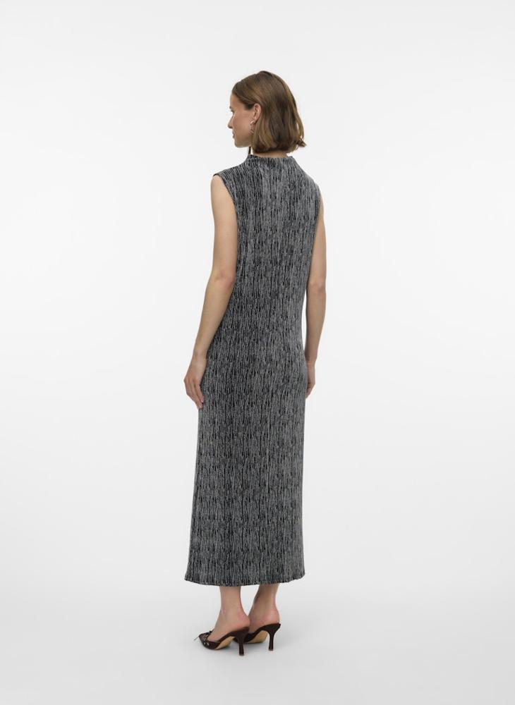 فيرو مودا فستان ماكسي بدون أكمام بياقة عالية من فيمريتا - Image 2