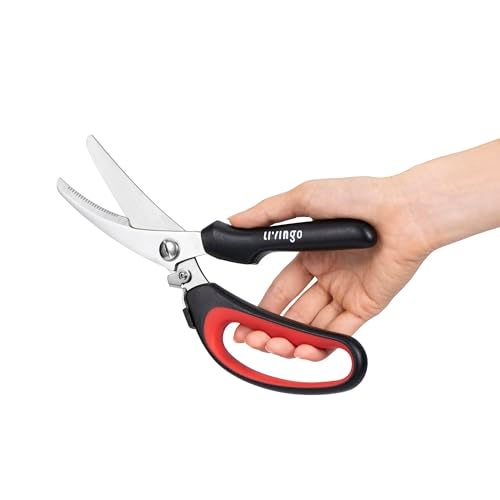 LIVINGO All Purpose Scissors Set - 4 Pack Sharp Multipurpose Heavy Duty Shears for Kitchen Cooking Sewing Fabric Cutting Poultry Food Paper Craft Office Household School Multi Pack Utility Shears - Image 3