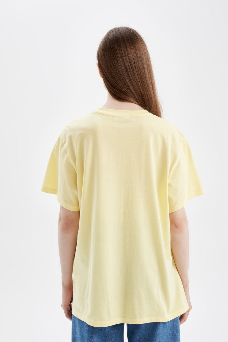 DeFacto Woman Regular Fit Printed Short Sleeve Tunic - Image 4