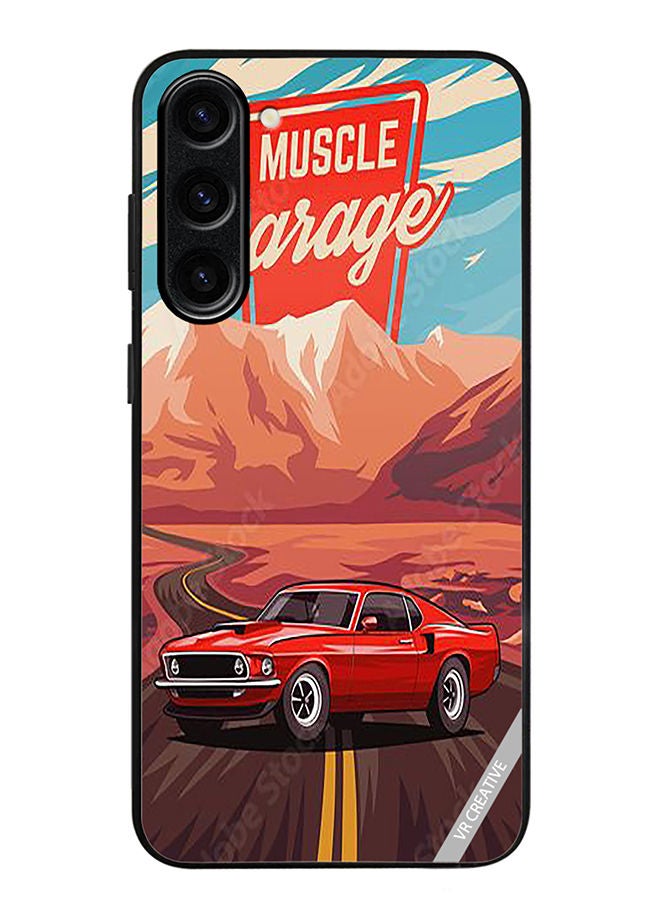 VR CREATIVE Protective Case Cover For Samsung Galaxy S23 Plus Car Design Multicolour - Image 1