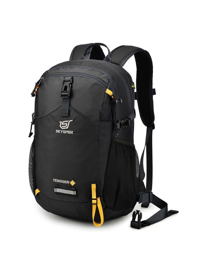 SKYSPER Small Daypack 20L Hiking Backpack Lightweight Travel Day Pack with Waist Strap for Women Men(Black)  - Image 1