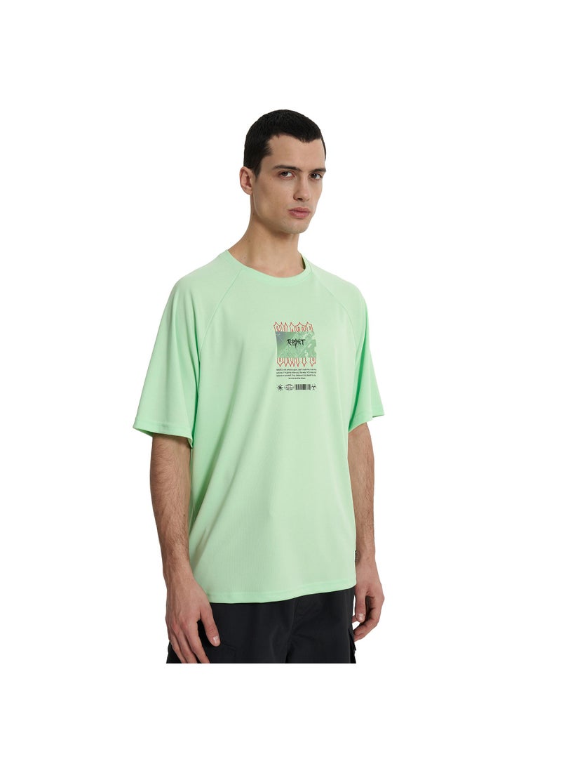 Termit تي شيرت بيستاشيو للرجال EU 56-58، تيرميت، تصميم فضفاض، مزيج ألياف صناعية متين، مريح وأنيق لأسلوب الحياة النشط - Image 2