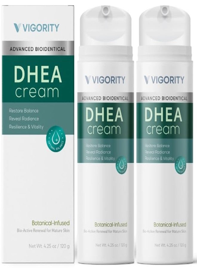 Vigority Dhea Cream - Bioidentical Natural Dhea for Women - Three Month Supply - 2 Pack