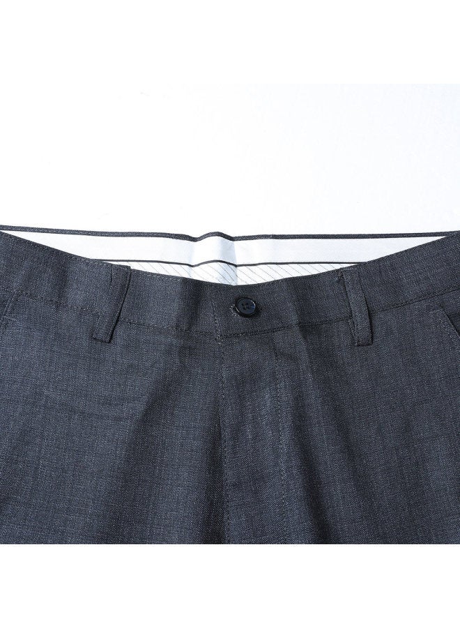 Fomoce spring-summer Men's Business Casual Classic Minimalist Solid Color Versatile Breathable Comfortable Chinos - Image 3