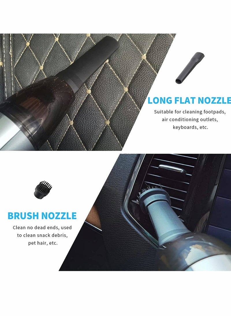 Excefore Car Vacuum Cleaner 5000PA Cordless Handheld Vacuum Cleaner 70W Portable Mini Car Vacuum with Rechargeable for Pet Car Home Interior Cleaning Strong Cyclone Suction Handheld Wireless Vacuum Cleaner - Image 5