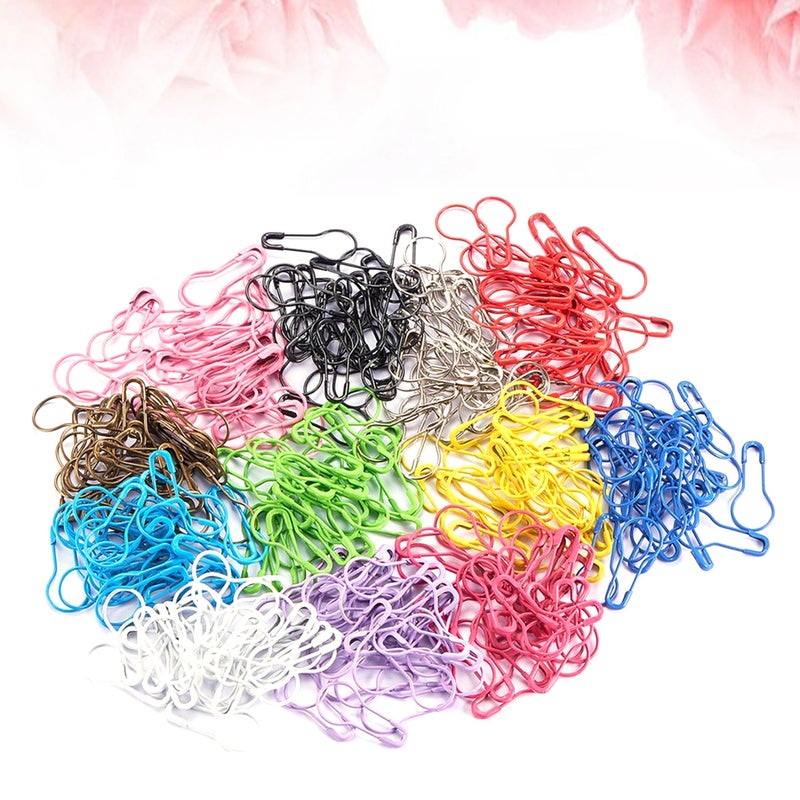 200pcs Sturdy Safety Pin Colorful Cucurbit Shape Safety Metal Counter Safety Pin for Home Store Use Mixed Color - Image 5