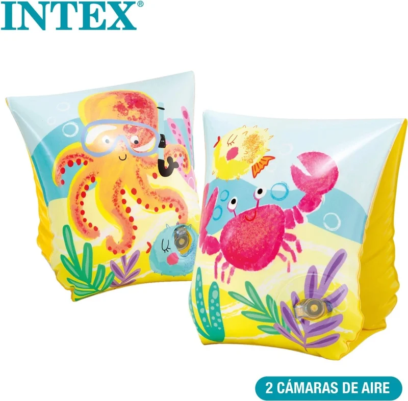 INTEX Sea Creatures Patterned Inflatable Sleeve 3-6 Years 23 cm x 15 cm