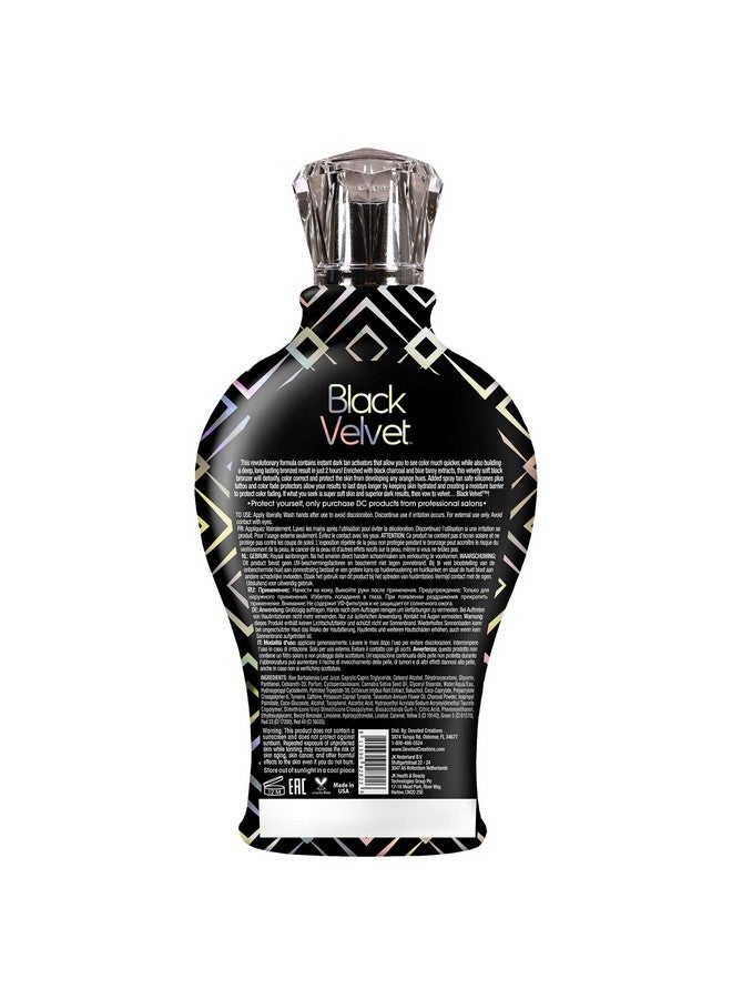 Devoted Creations Black Velvet Anti-Orange Mattifying Black Bronzer Tanning Lotion 12.25 oz - Image 2