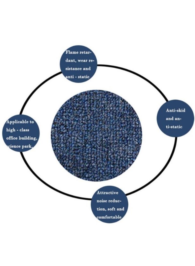 AL WADI FURNITURE AWF Al Wadi Furniture Loop Pile Carpet Ultra Blue  - Image 2