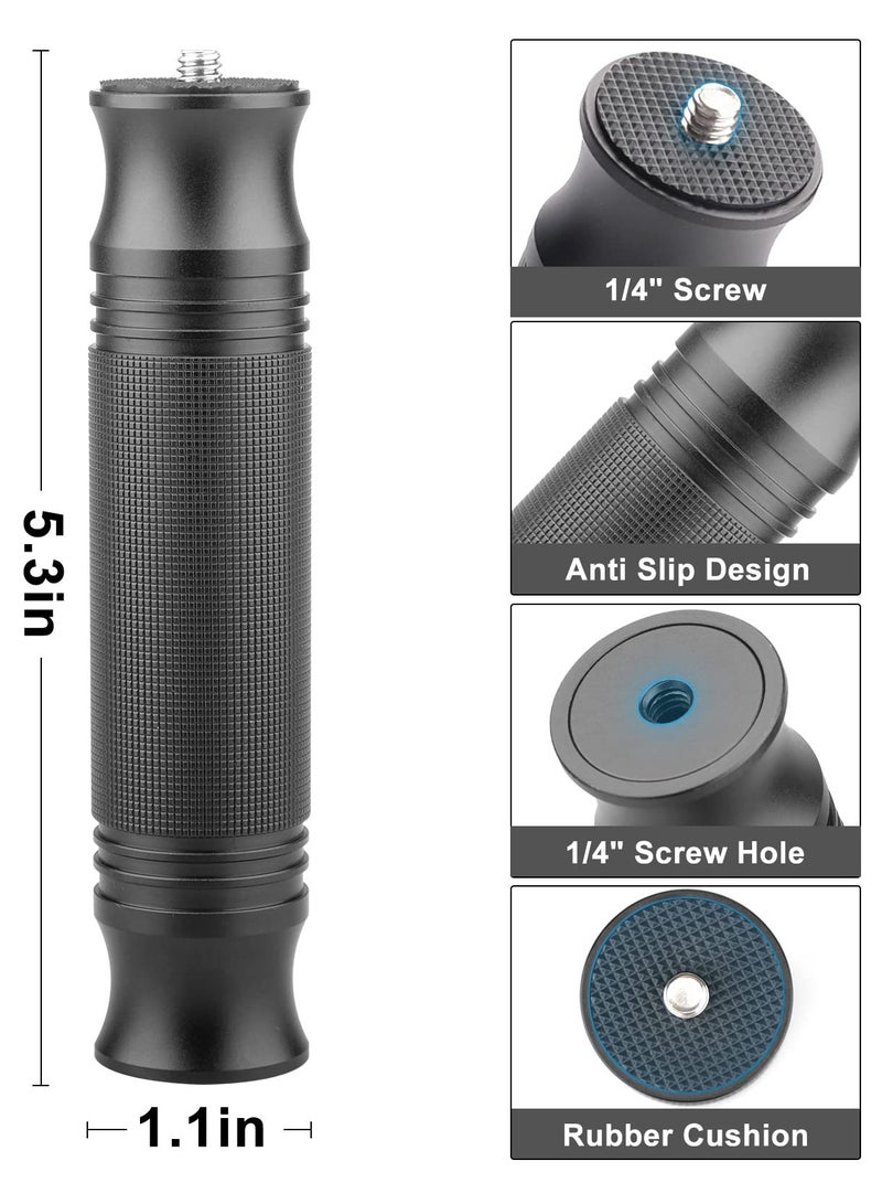 SOLARAE Camera Handle Grip, 1/4'' Camera Handle Stabilizer Universal Camera Camcorder Hand Grip Stabilizer Compatible with Smartphone and SLR DSLR DC Camera - Image 4