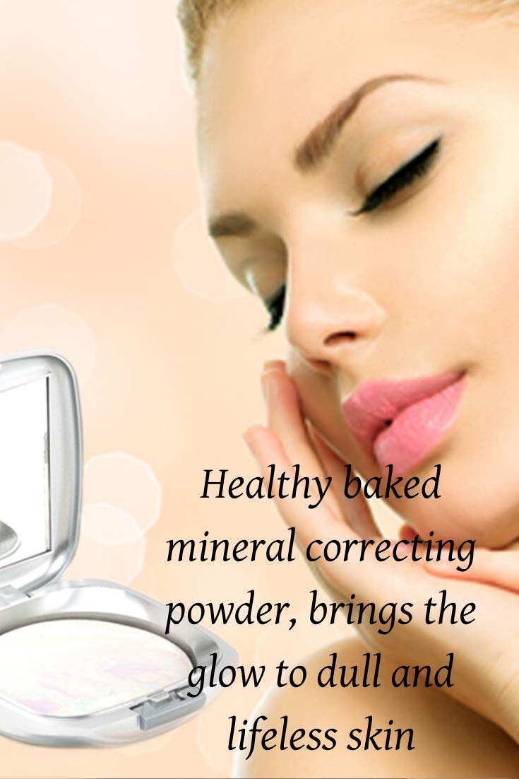 Ageless Derma Baked Mineral Color Correcting Powder- A Vegan Redness color correcting powder foundation - Image 2