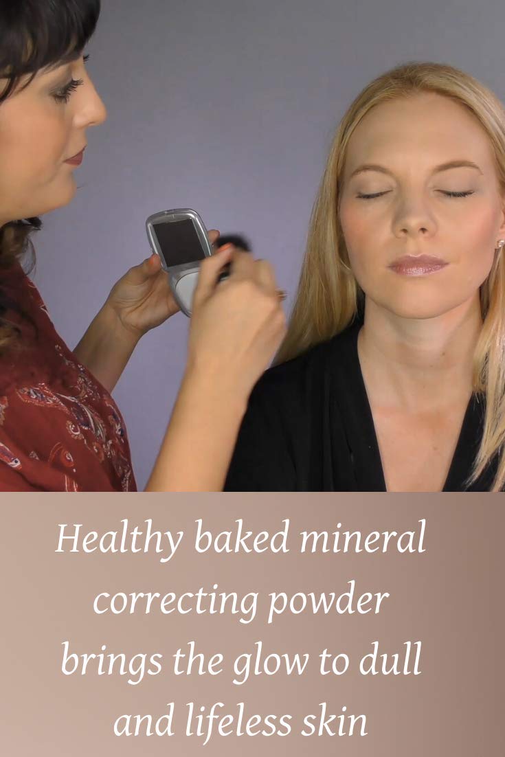 Ageless Derma Baked Mineral Color Correcting Powder- A Vegan Redness color correcting powder foundation - Image 4