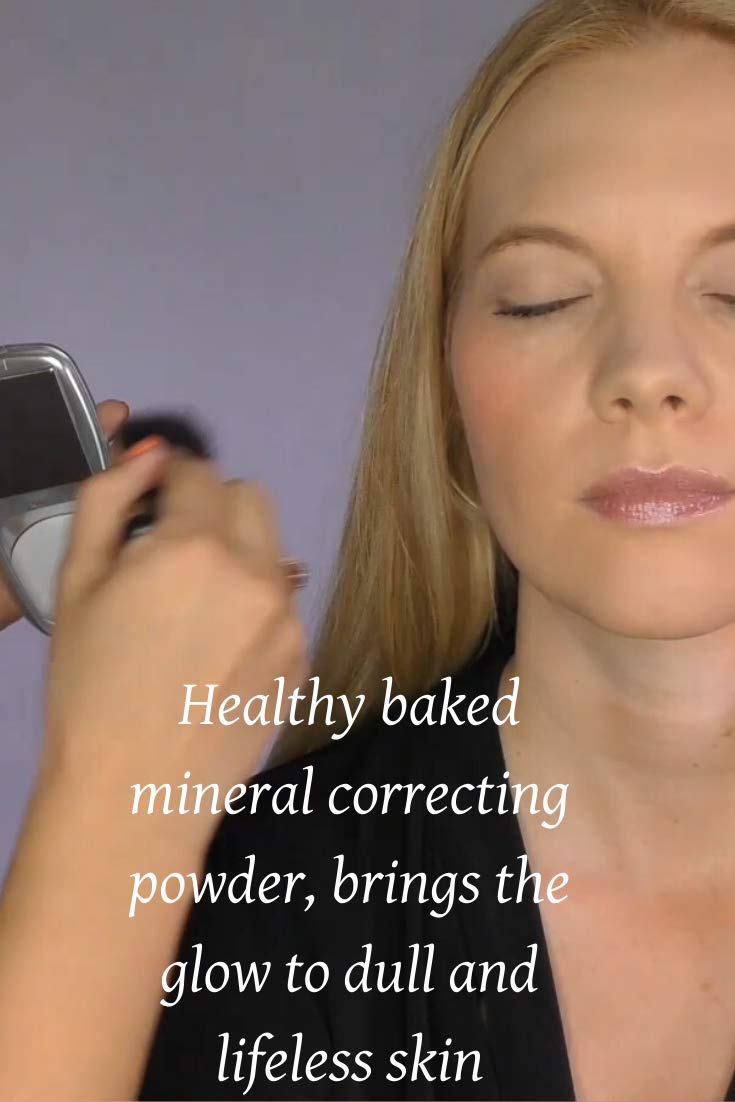 Ageless Derma Baked Mineral Color Correcting Powder- A Vegan Redness color correcting powder foundation - Image 3