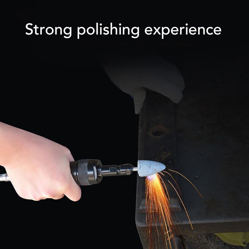 Air Powered Die Grinder, Pneumatic Straight Die Grinder, 24000 RPM Compact Pneumatic Polishing Tool with 1/4in Inlet Joint 6mm Collet KP 642 - Image 2