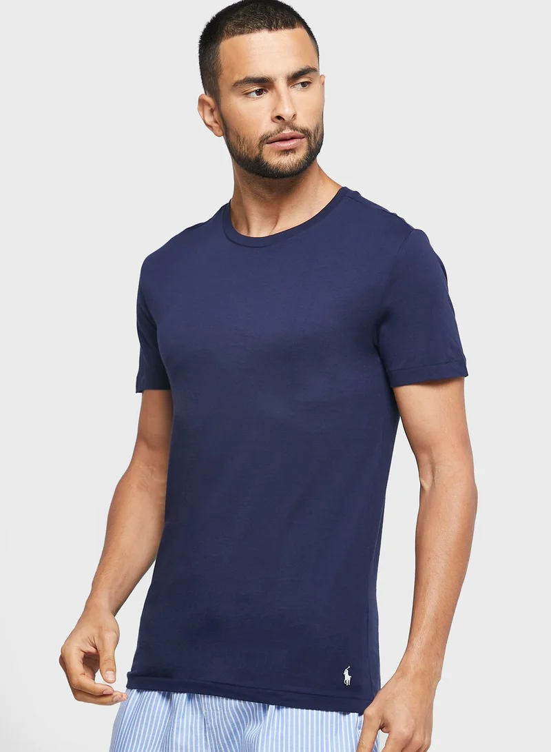 POLO RALPH LAUREN 3 Pack Assorted Crew Neck T-Shirt