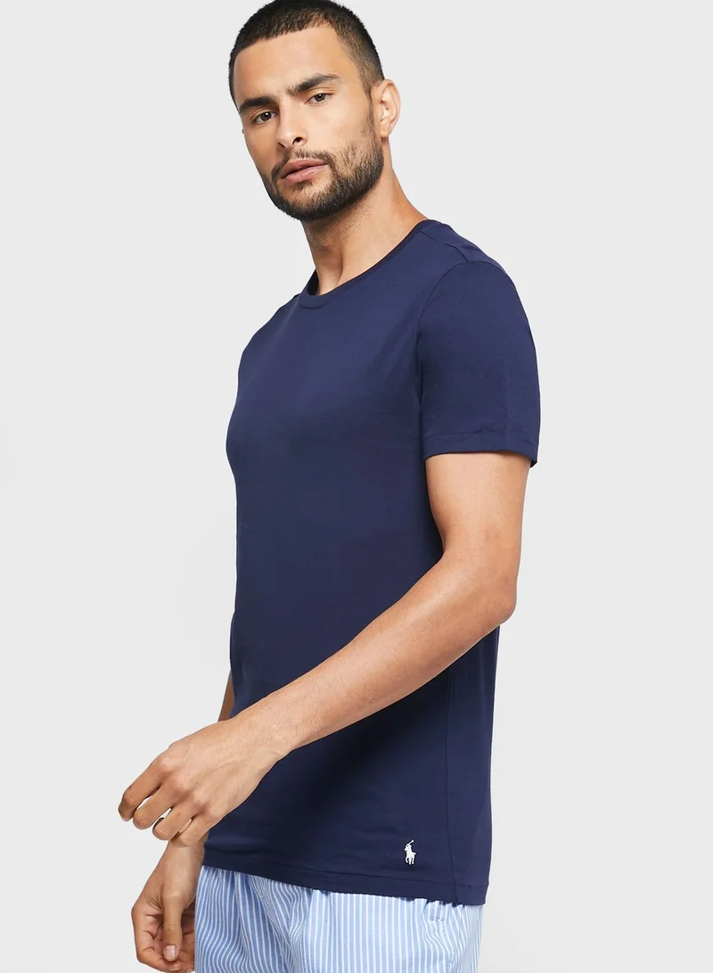POLO RALPH LAUREN 3 Pack Assorted Crew Neck T-Shirt