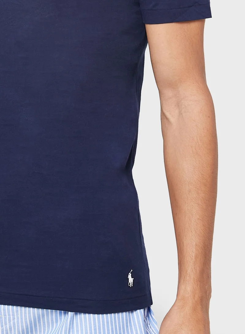 POLO RALPH LAUREN 3 Pack Assorted Crew Neck T-Shirt