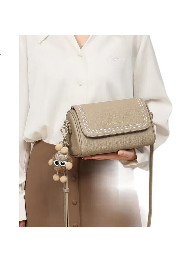 Viney Leather Handbag, Women'S Crossbody Bag, Stylish Small Bag, Brand Shoulder Phone Bag, Birthday Gift, Light Luxury, For Girlfriend Or Wife - Image 1