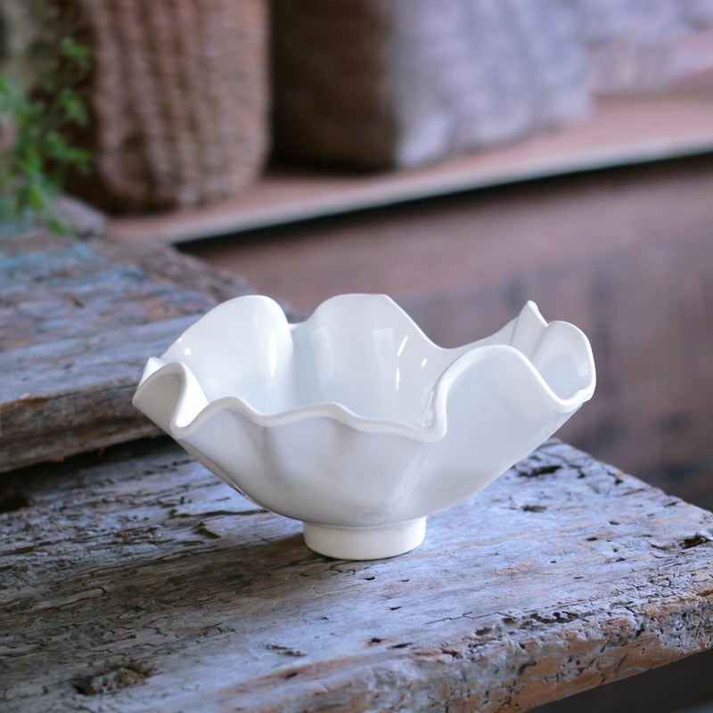 Beatriz Ball VIDA Bloom Small Deep Melamine Bowl (White) - Image 3