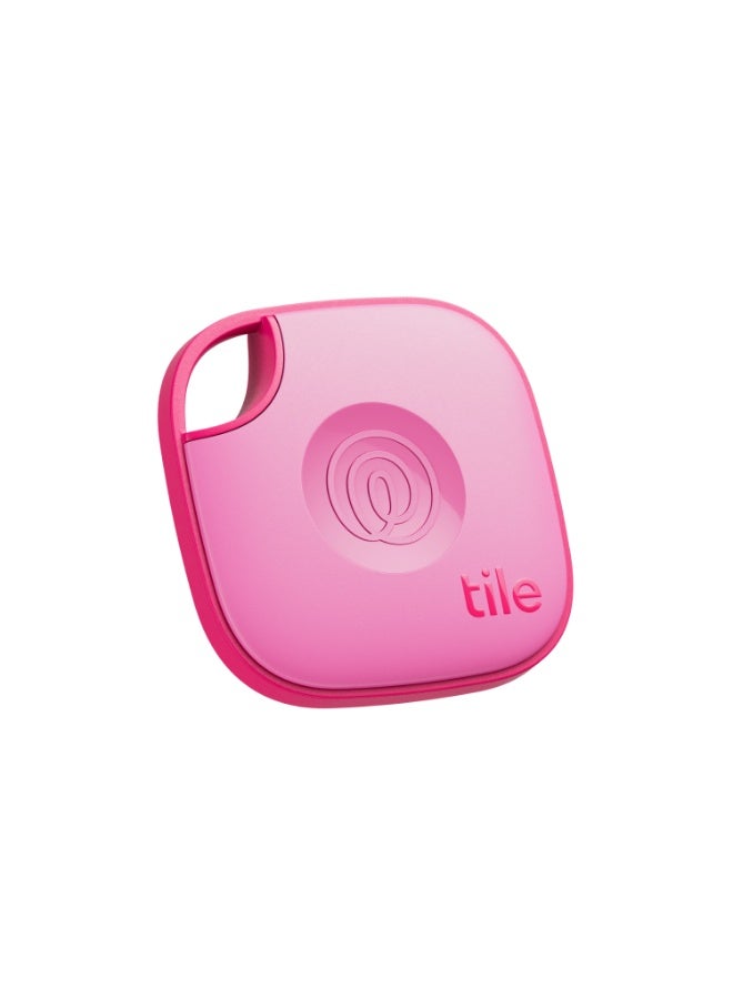 Mate Bluetooth Tracker, Keys Finder and Item Locator for Keys, Bags and More. Phone Finder. Both iOS and Android Compatible. 1-Pack Pink Punch