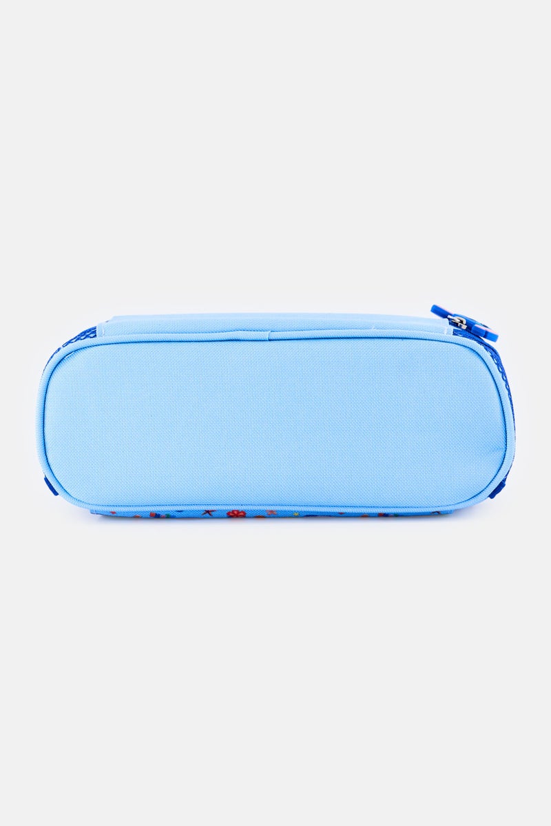 Disney Kids Girl Stitch Graphic Print Pencil Bags, Blue  - Image 2