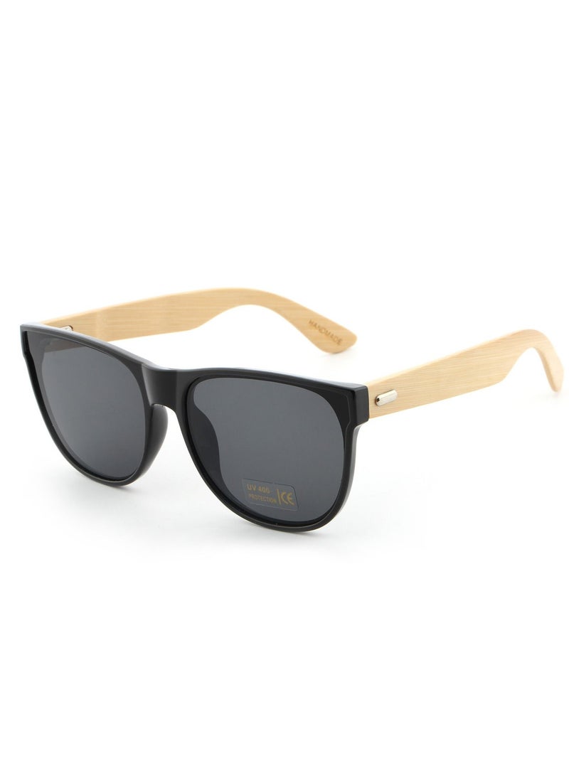 HDCRAFTER UV400 Bamboo and Wood UV Protection Sunglasses - Image 2