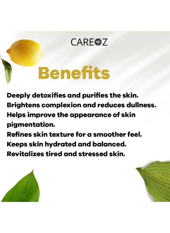 CAREOZ Aloe Vera, Amla & Lemon Peel Detox & Glow All-Over Mask - Image 4