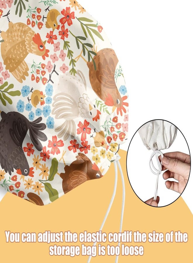 CFGBFDGH Chicken Plastic Bag Holder, Wall Mount Grocery Bag Holder, Plastic Storage bag, Pull Rope Free Adjustment, Plastic Bag Holders for Grocery Bags, Plastic Bag Dispenser for Home Kitchen - Image 4