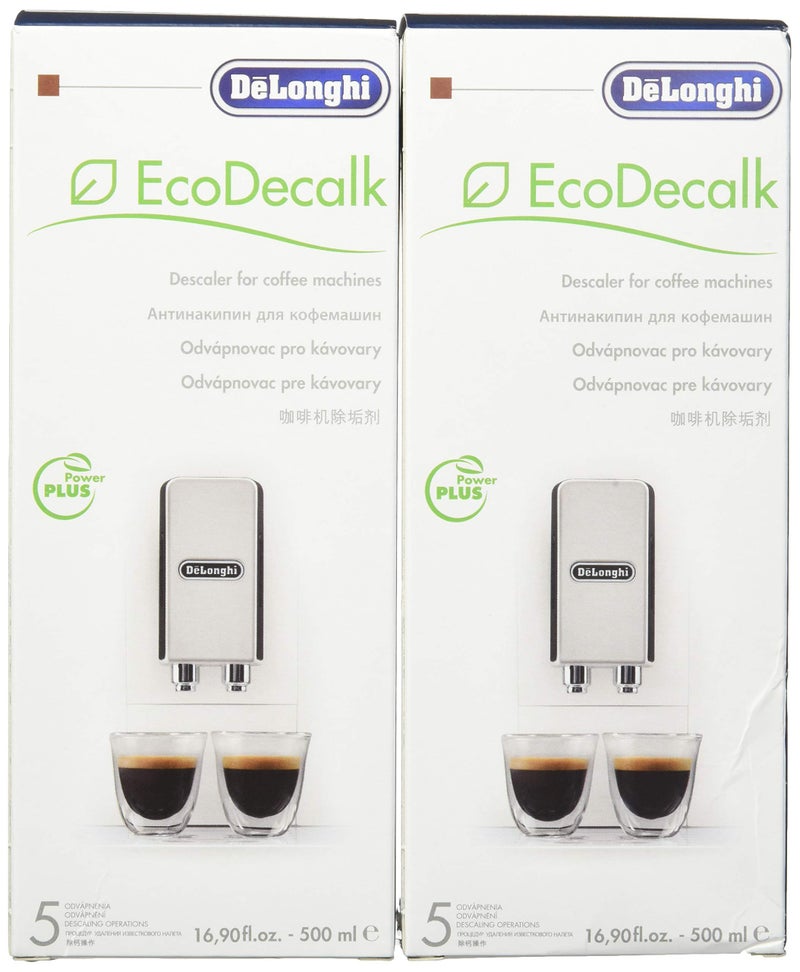 De'Longhi DeLonghi Eco Descaling Solution 5513291781 (Pack of 2) - Image 1