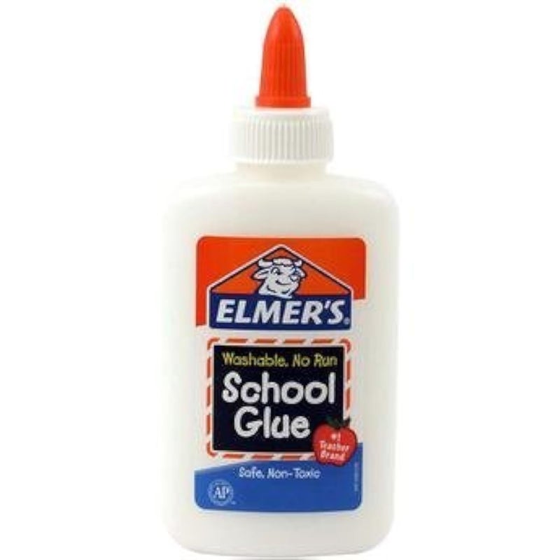 ELMER'S غراء المدرسة إلمر E301، قابل للغسل، لا يتدفق، 1.25 أونصة (عبوة من 12) - Image 1