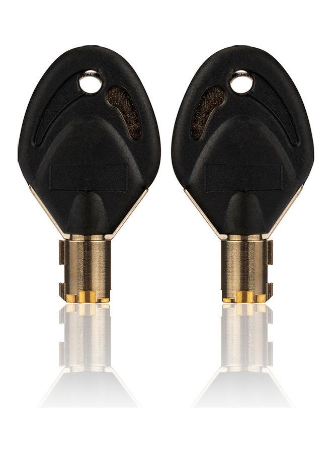 NIBEMINENT 3-Piece Universal Motorcycle Lock And Key Set - Image 2