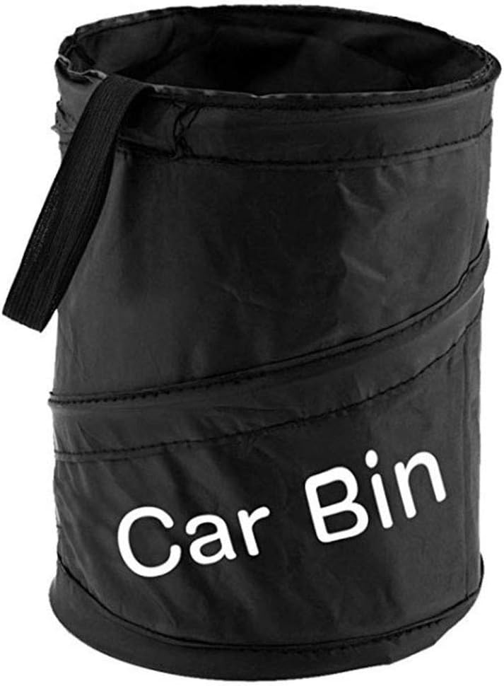Sanbo Car Bin Car Waste basket Trash Can Litter Container Portable Fold Leakproof Traveling Auto Garbage Bag Household Cleaning Tools Accessories - Image 1